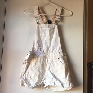 Faded Glory White overalls